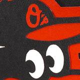 BALTIMORE ORIOLES FULL LEATHER JACKET - BLACK