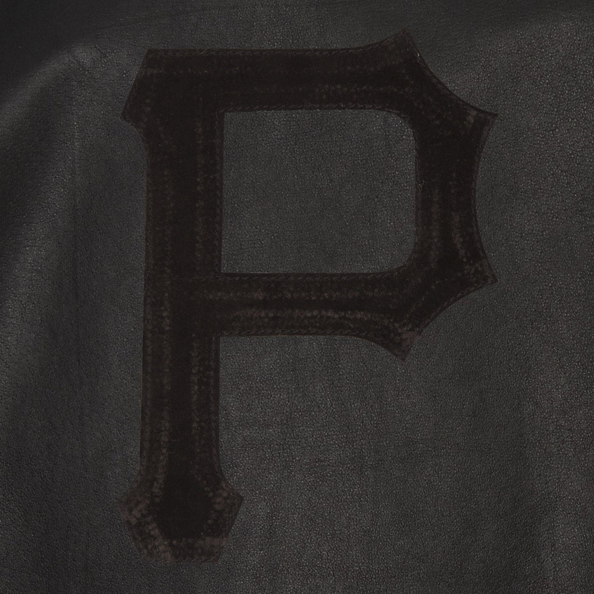 PITTSBURGH PIRATES FULL LEATHER JACKET - BLACK/BLACK