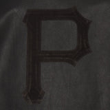 PITTSBURGH PIRATES FULL LEATHER JACKET - BLACK/BLACK