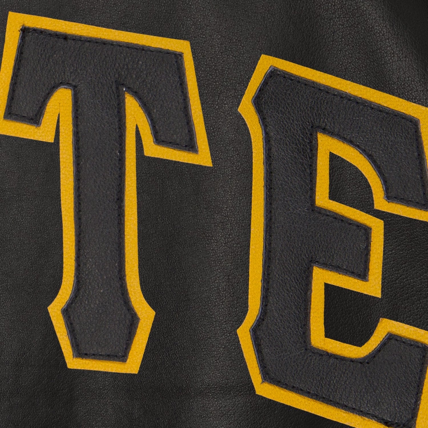 PITTSBURGH PIRATES FULL LEATHER JACKET - BLACK