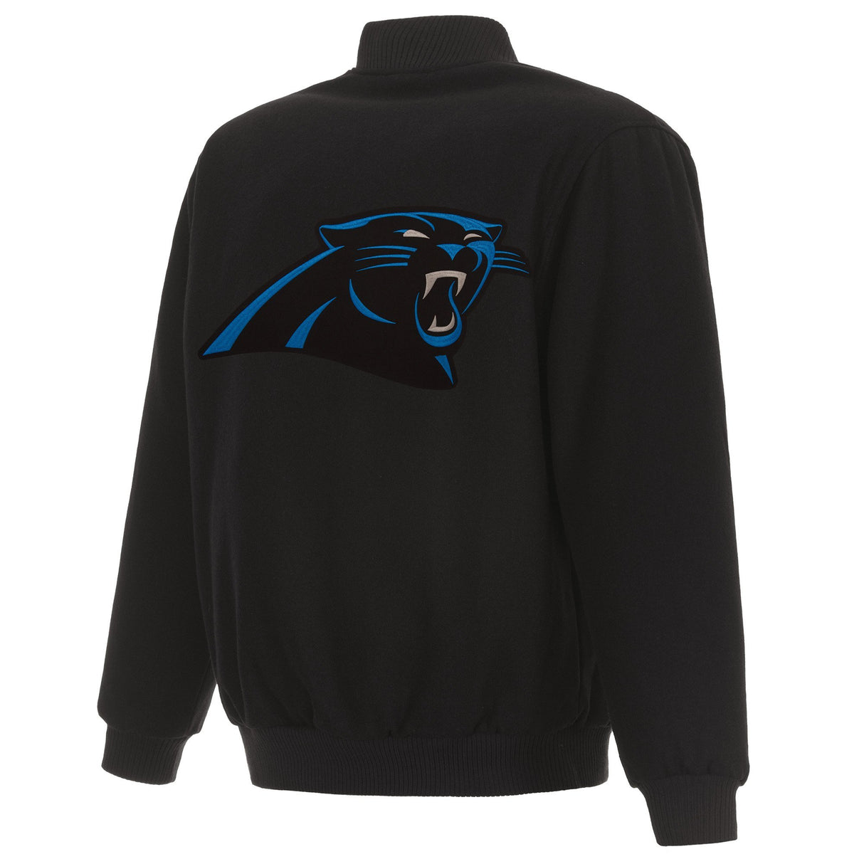 CAROLINA PANTHERS REVERSIBLE WOOL JACKET - FRONT & BACK LOGOS