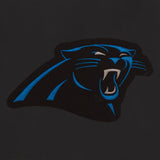 CAROLINA PANTHERS REVERSIBLE WOOL JACKET - BLACK