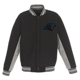 Carolina Panthers Reversible Wool Jacket