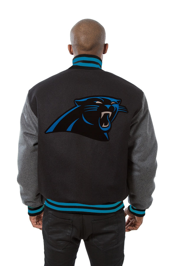 Carolina Panthers Embroidered Wool Jacket