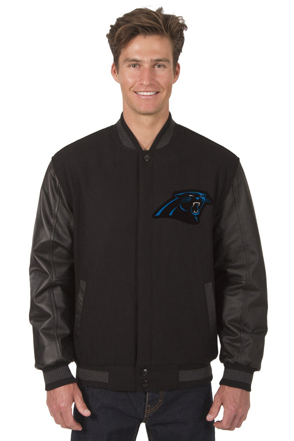 carolina panthers varsity jacket