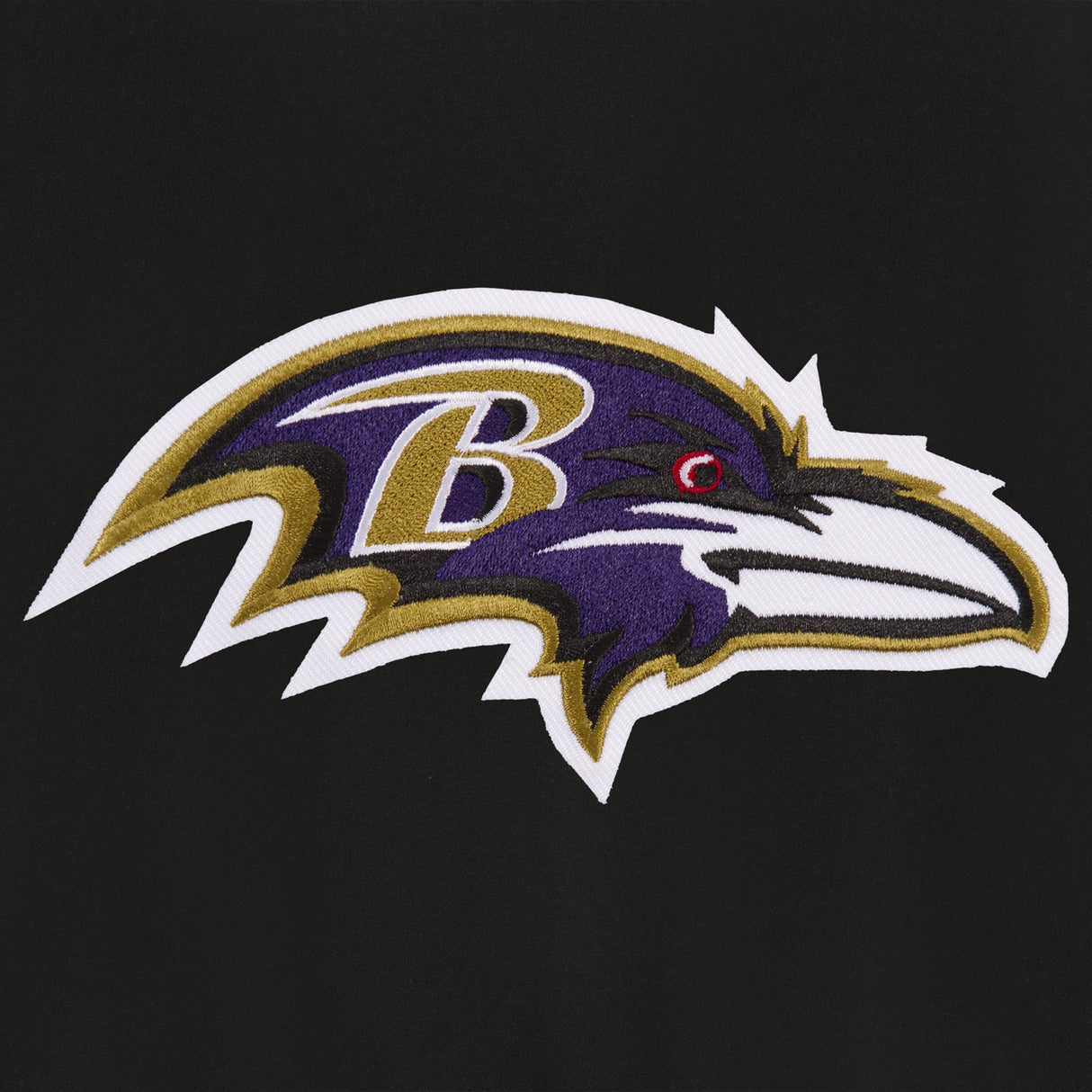 BALTIMORE RAVENS REVERSIBLE WOOL JACKET - BLACK