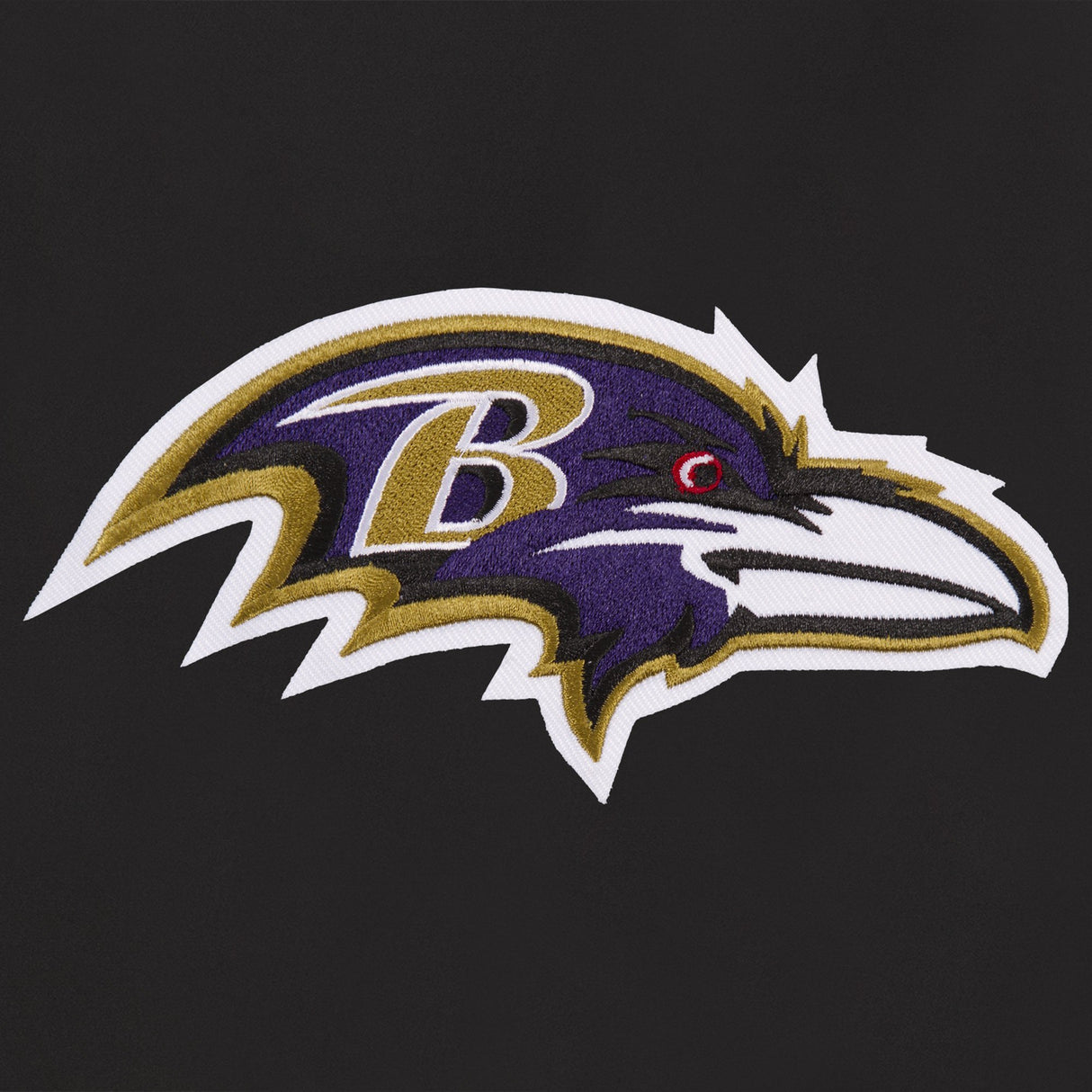 BALTIMORE RAVENS REVERSIBLE WOOL JACKET - BLACK