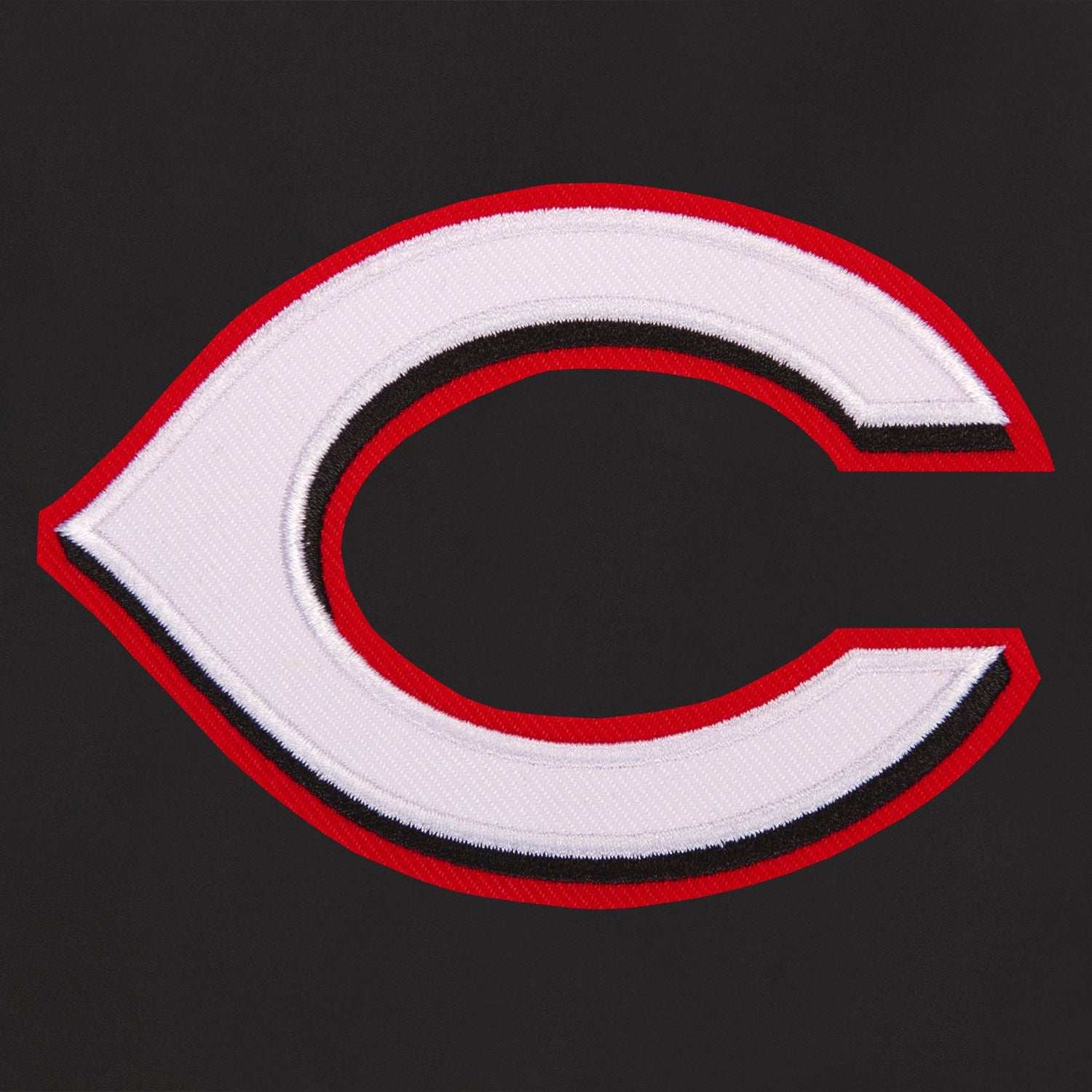 CINCINNATI REDS REVERSIBLE WOOL JACKET - BLACK