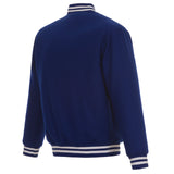 TEXAS RANGERS REVERSIBLE WOOL JACKET - ROYAL