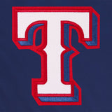 TEXAS RANGERS REVERSIBLE WOOL JACKET - ROYAL