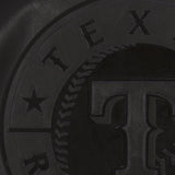 TEXAS RANGERS FULL LEATHER JACKET - BLACK/BLACK