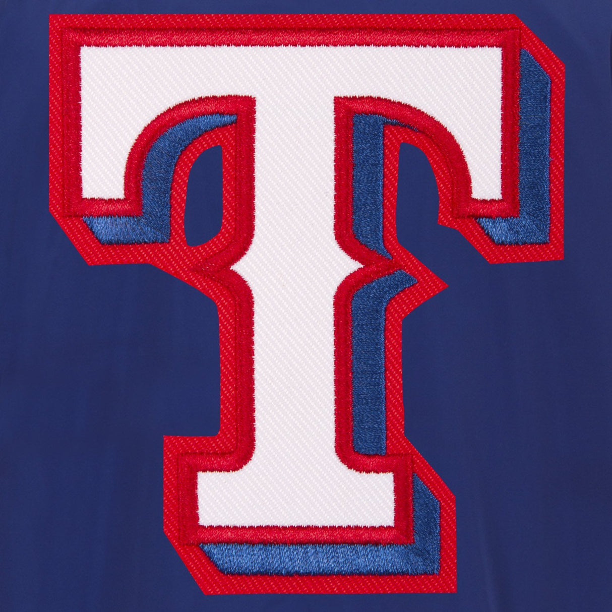 TEXAS RANGERS JH DESIGN LIGHTWEIGHT NYLON BOMBER JACKET – ROYAL