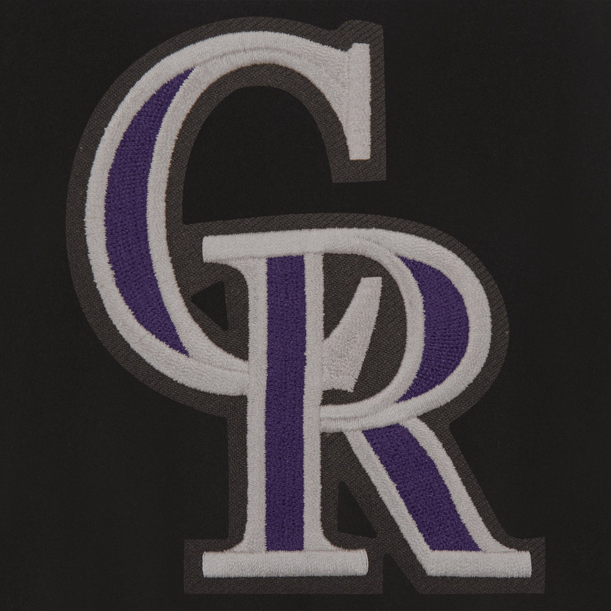 COLORADO ROCKIES REVERSIBLE WOOL JACKET - BLACK