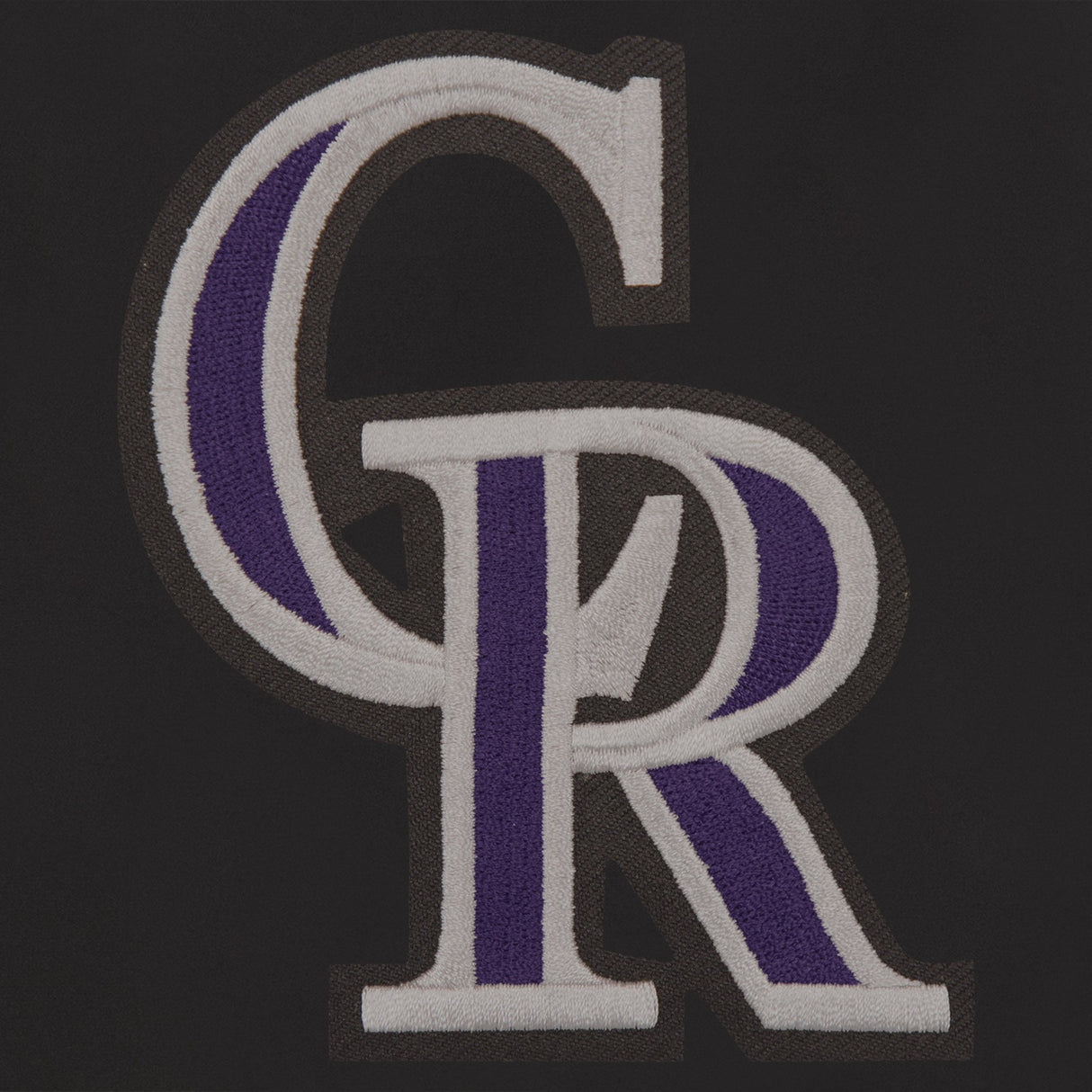 COLORADO ROCKIES REVERSIBLE WOOL JACKET - BLACK