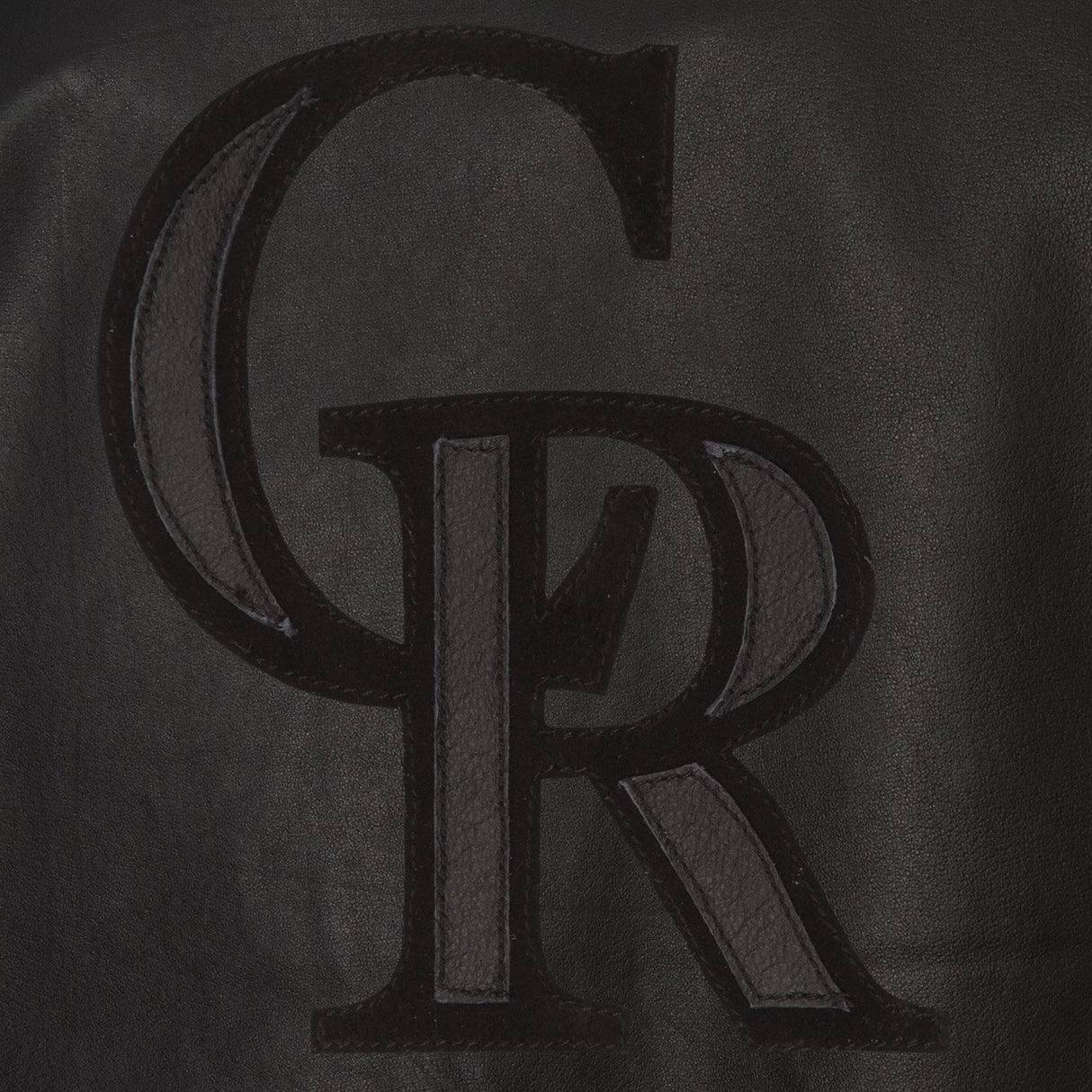 COLORADO ROCKIES FULL LEATHER JACKET - BLACK/BLACK