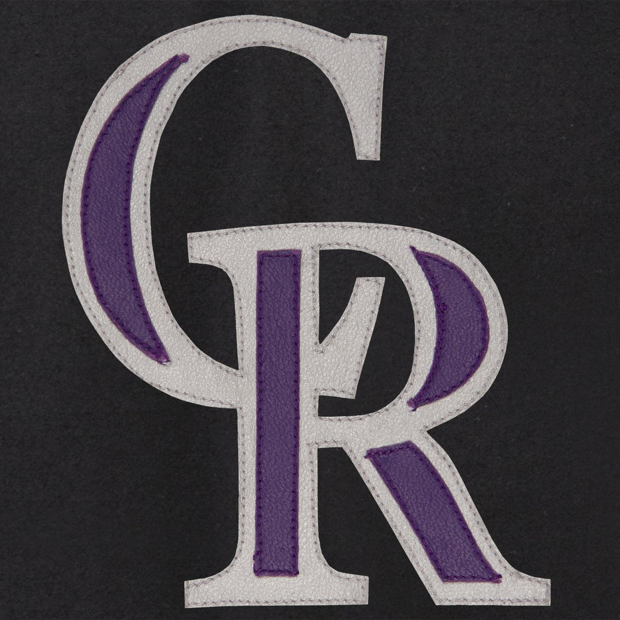 COLORADO ROCKIES WOOL JACKET W/ HANDCRAFTED LEATHER LOGOS