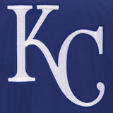 KANSAS CITY ROYALS JH DESIGN LIGHTWEIGHT NYLON BOMBER JACKET – ROYAL