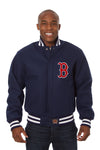BOSTON RED SOX EMBROIDERED WOOL JACKET - NAVY