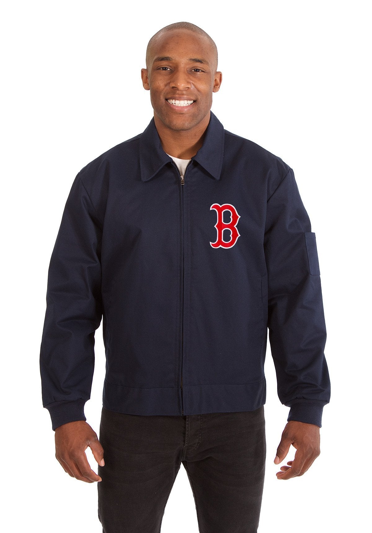 BOSTON RED SOX COTTON TWILL WORKWEAR JACKET - NAVY