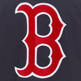 BOSTON RED SOX JH DESIGN LIGHTWEIGHT NYLON BOMBER JACKET – NAVY
