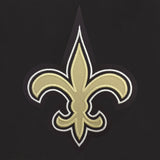 NEW ORLEANS SAINTS REVERSIBLE WOOL JACKET - BLACK