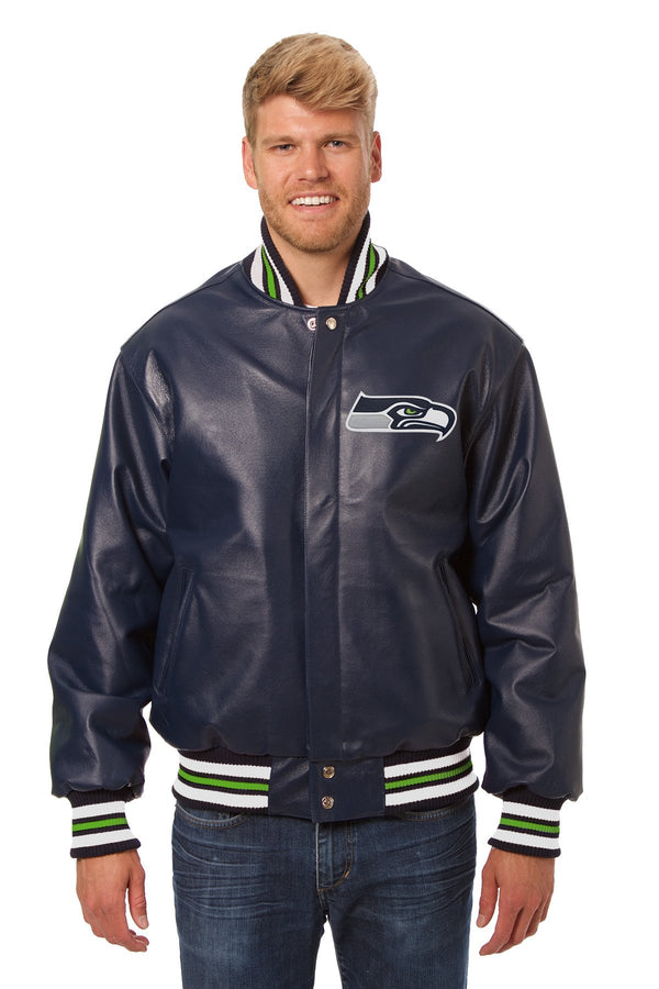 Seattle Seahawks Full Leather Jacket