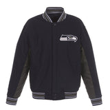 Seattle Seahawks Reversible Wool Jacket
