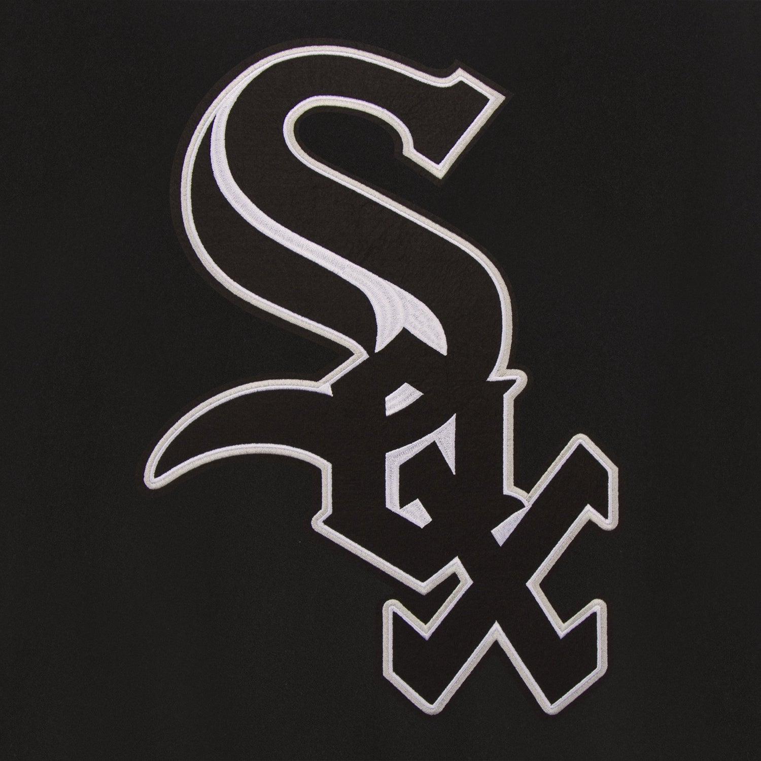 CHICAGO WHITE SOX REVERSIBLE WOOL JACKET - BLACK