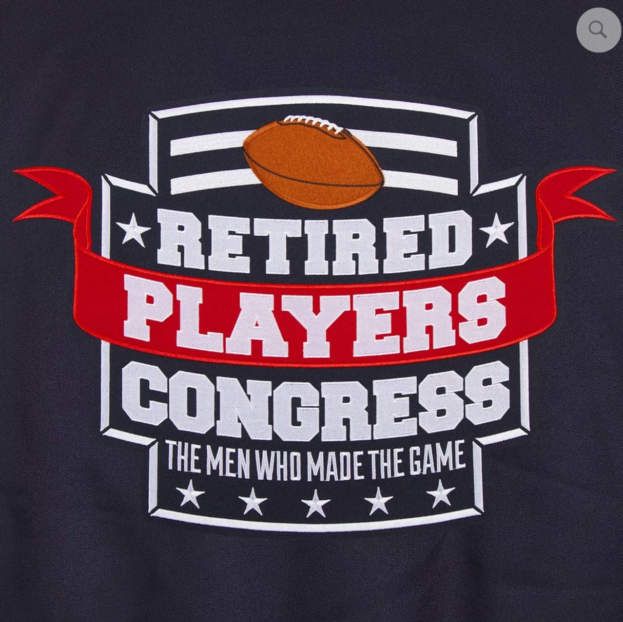 Players Congress Navy Poly-Twill Varsity with Front Logo