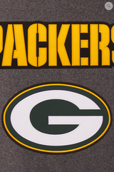 Green Bay Packers Reversible Wool and Leather Varsity Jacket with Back Logo