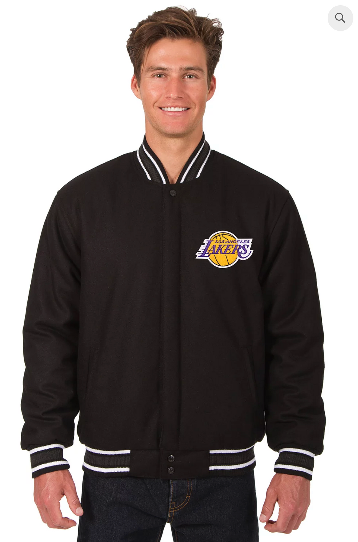 Los Angeles Lakers Reversible Wool Varsity Jacket