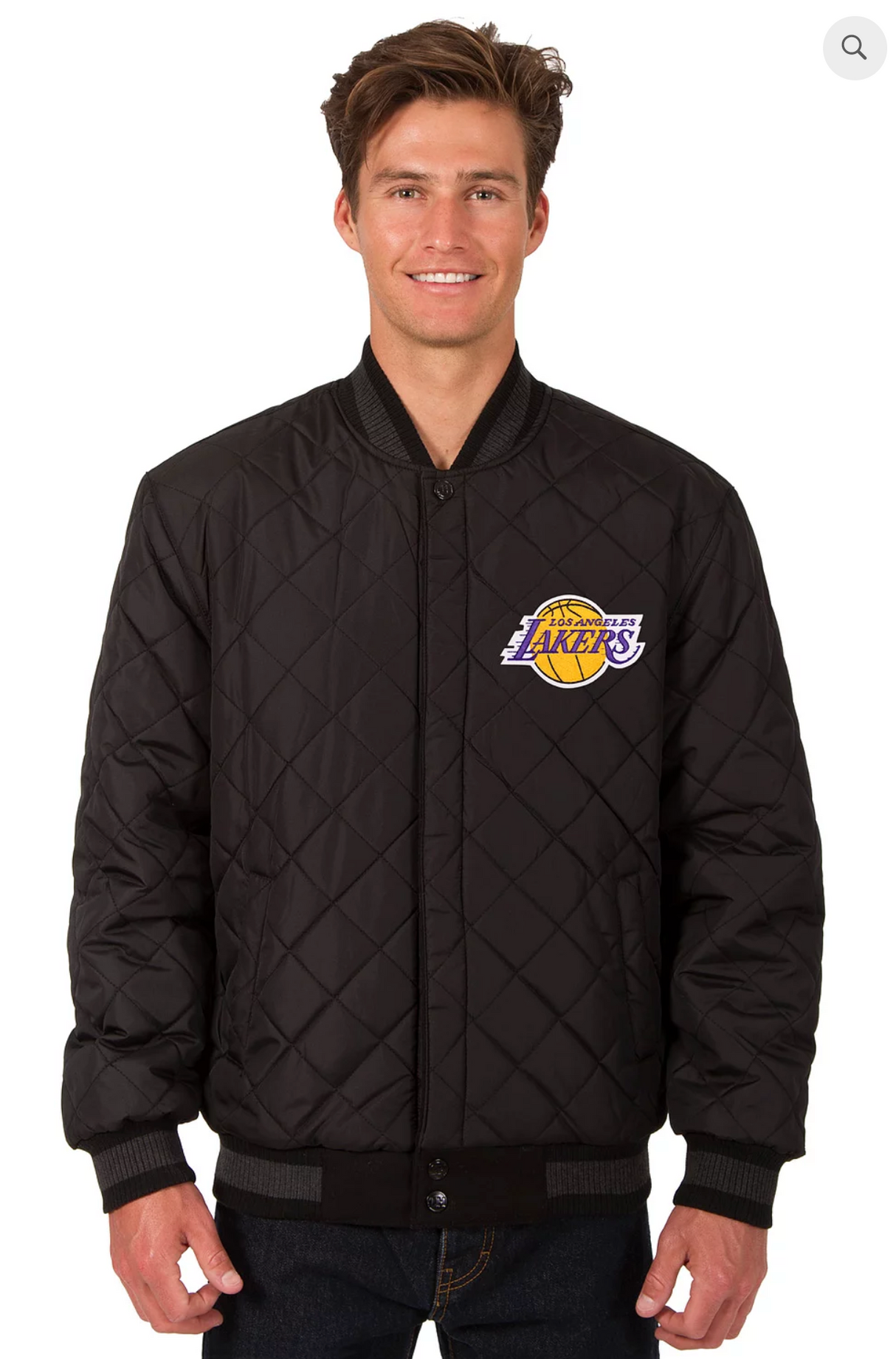 Los Angeles Reversible Wool & Leather Varsity Jacket
