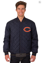 Chicago Bears Reversible Varsity Jacket with Back Logo