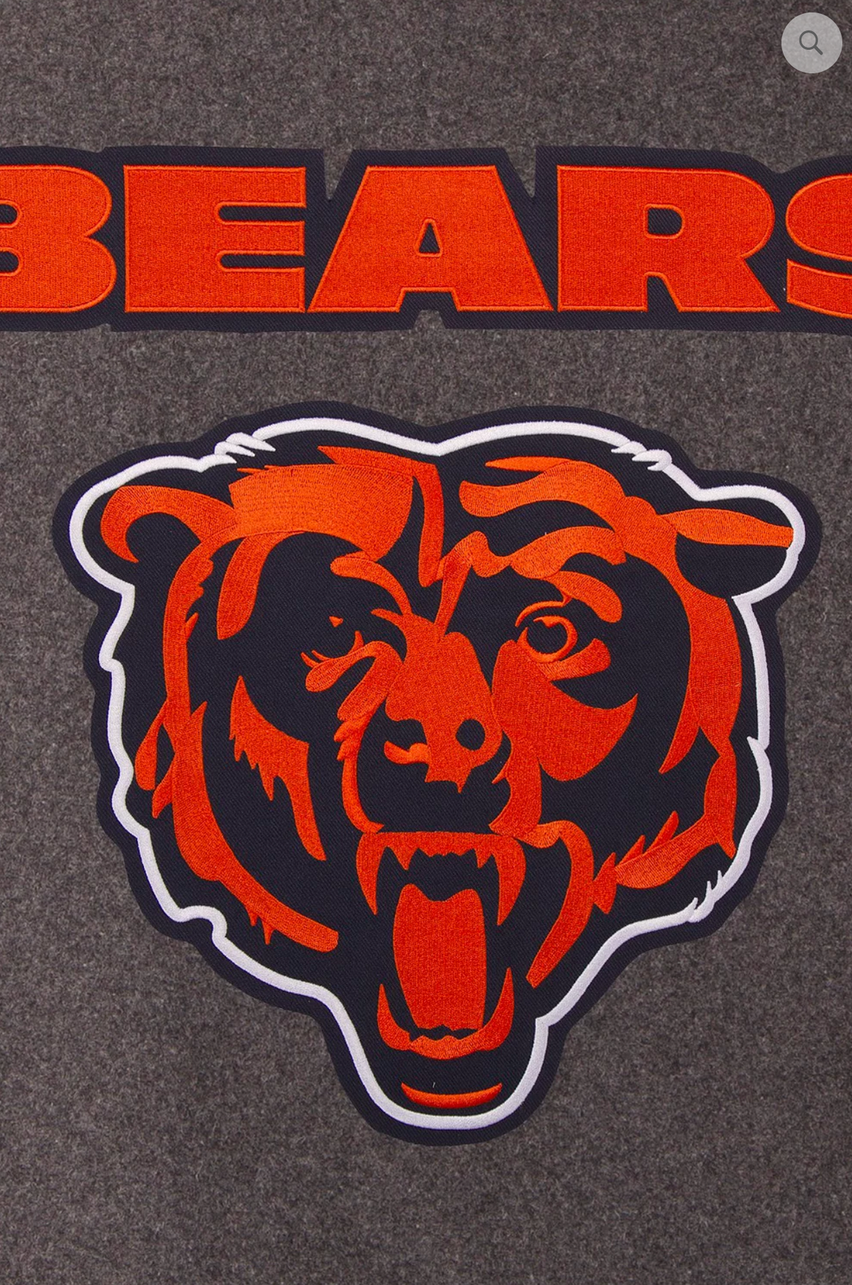 Chicago Bears Reversible Varsity Jacket with Back Logo