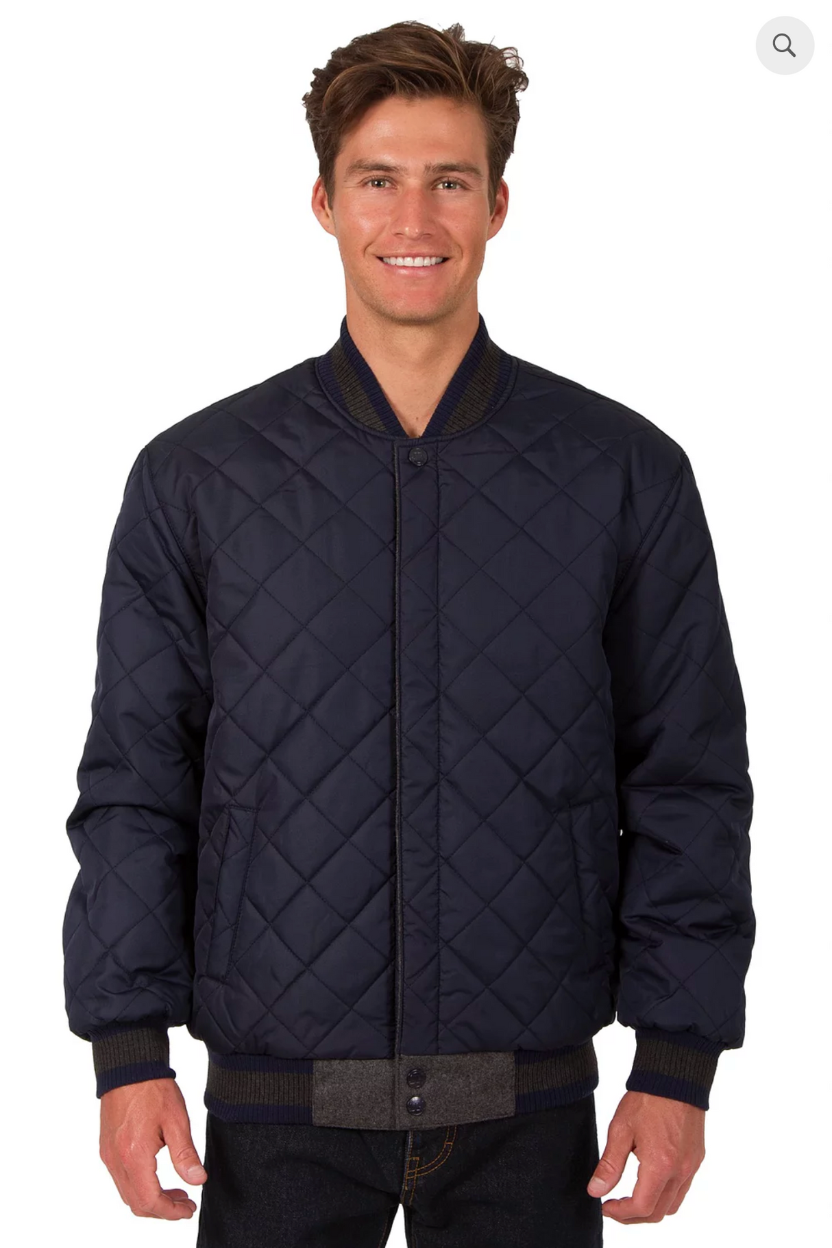 Chicago Bears Reversible Wool & Leather Varsity Jacket