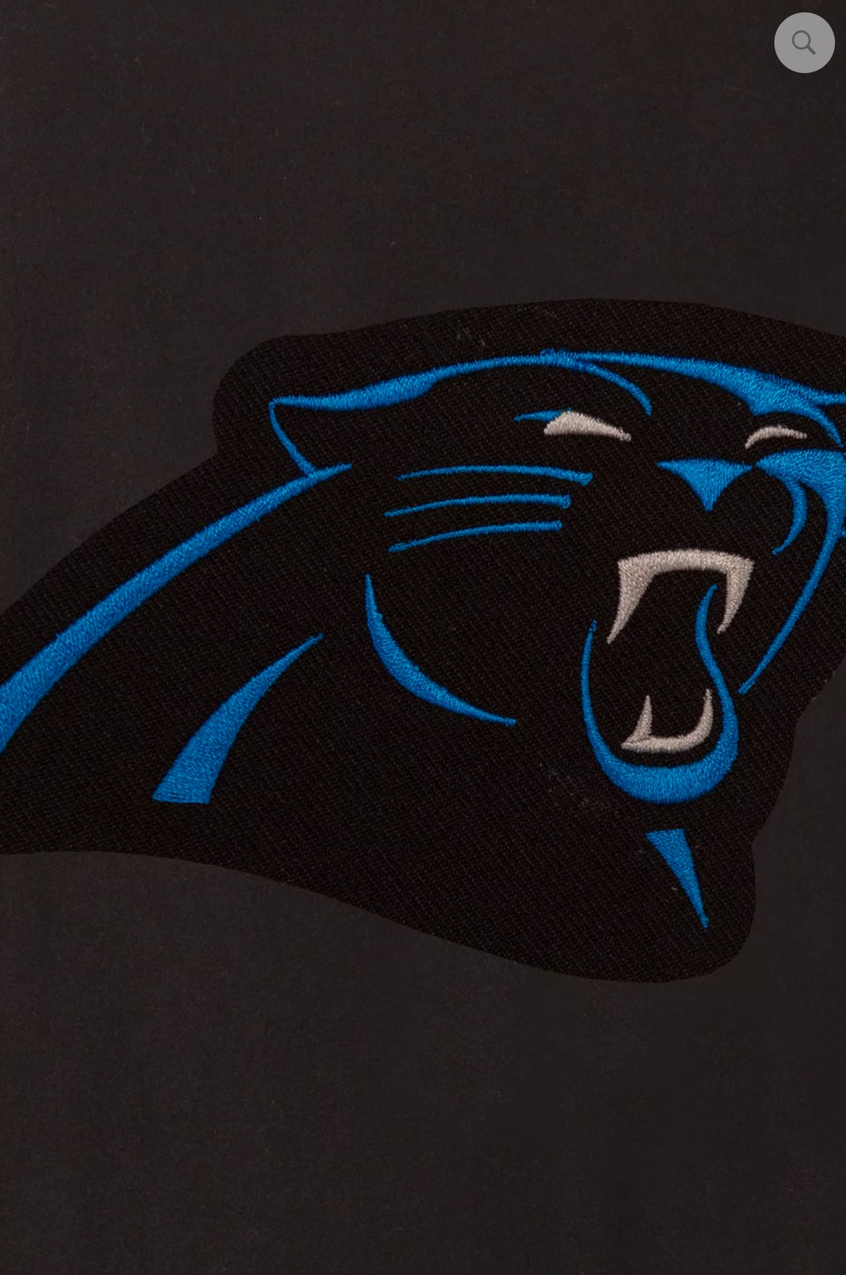 Carolina Panthers Reversible Wool & Leather Varsity Jacket
