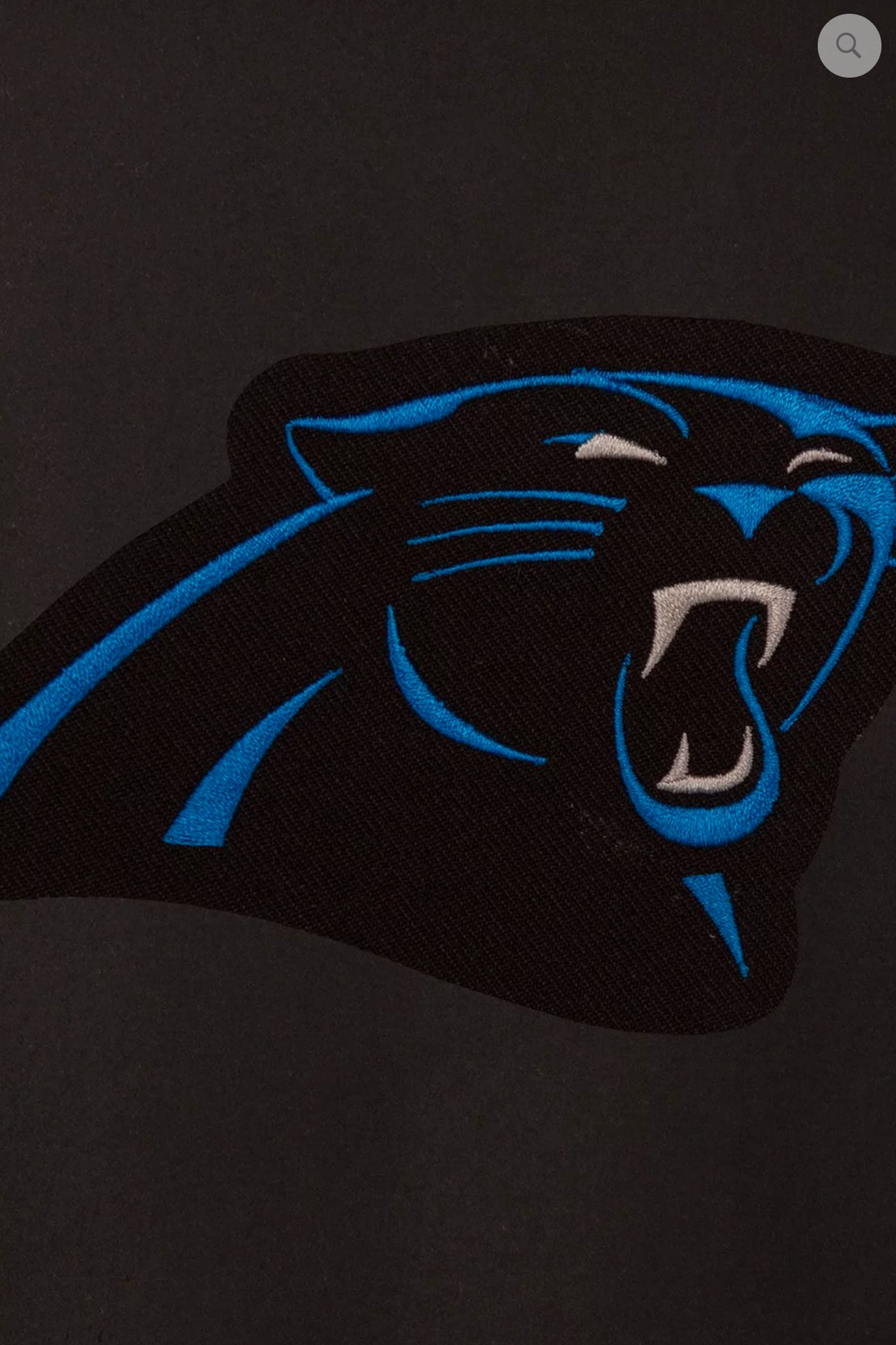 Carolina Panthers Reversible Wool Varsity Jacket With Back Logo