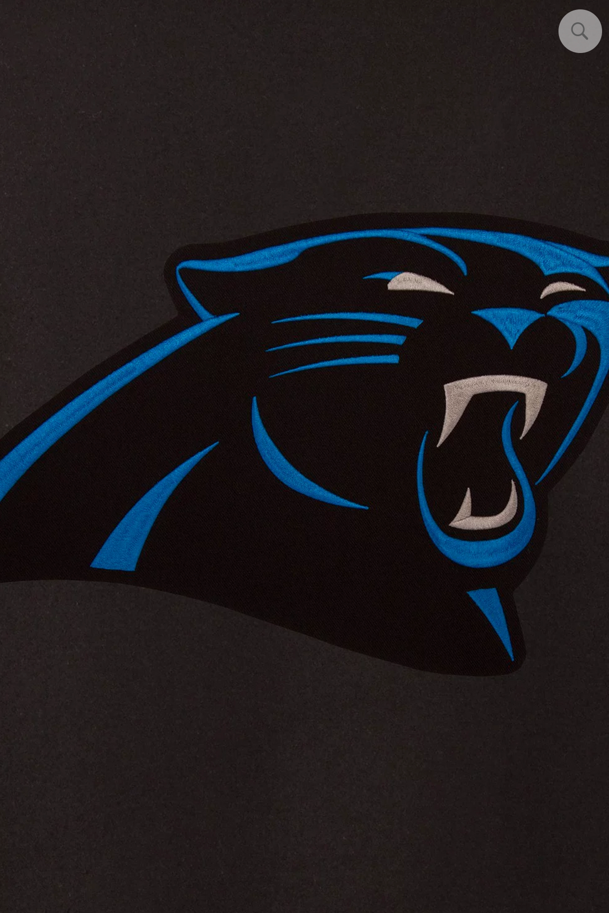 Carolina Panthers Reversible Wool Varsity Jacket With Back Logo