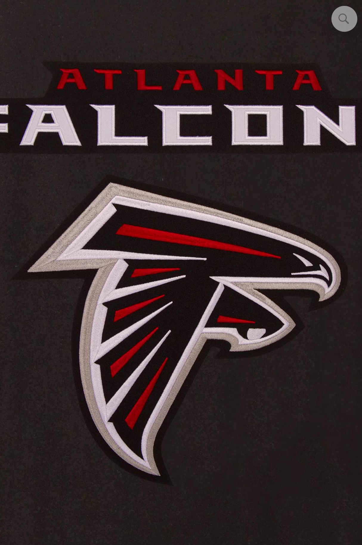 Atlanta Falcons Reversible Wool & Leather Varsity Jacket with Back Logo
