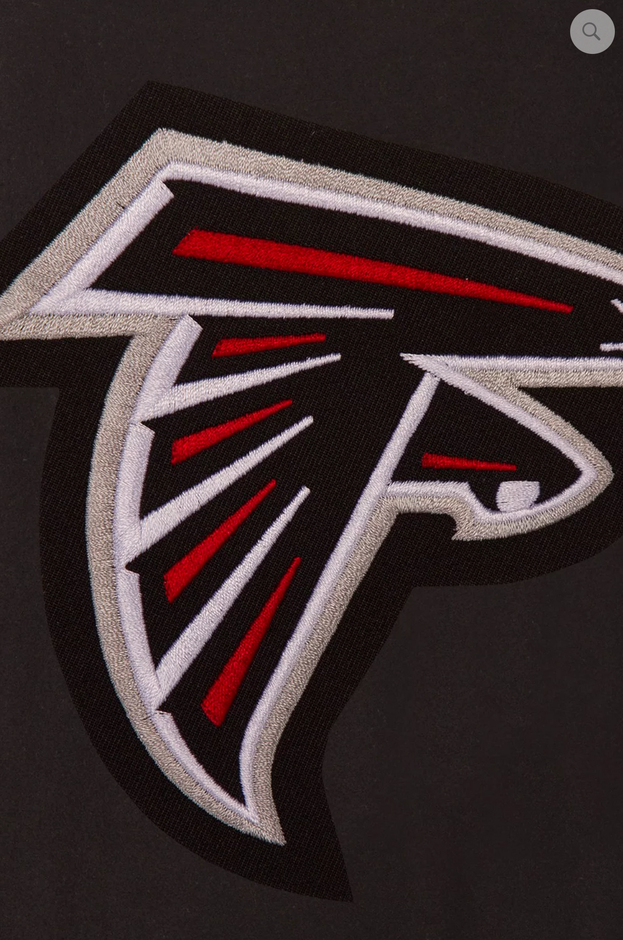 Atlanta Falcons Reversible Wool & Leather Varsity Jacket with Back Logo