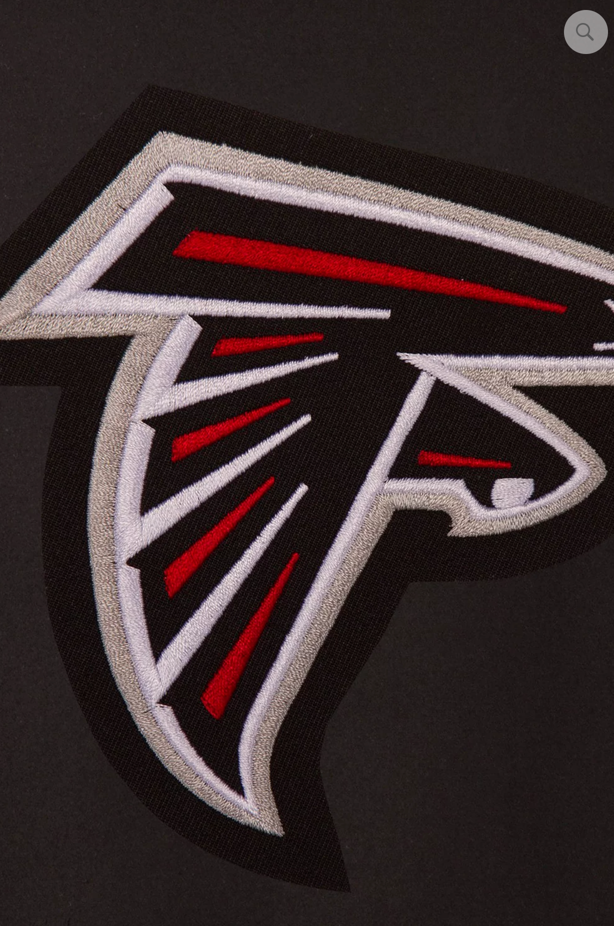 Atlanta Falcons Reversible Wool Varsity Jacket With Back Logo & Red Trimming