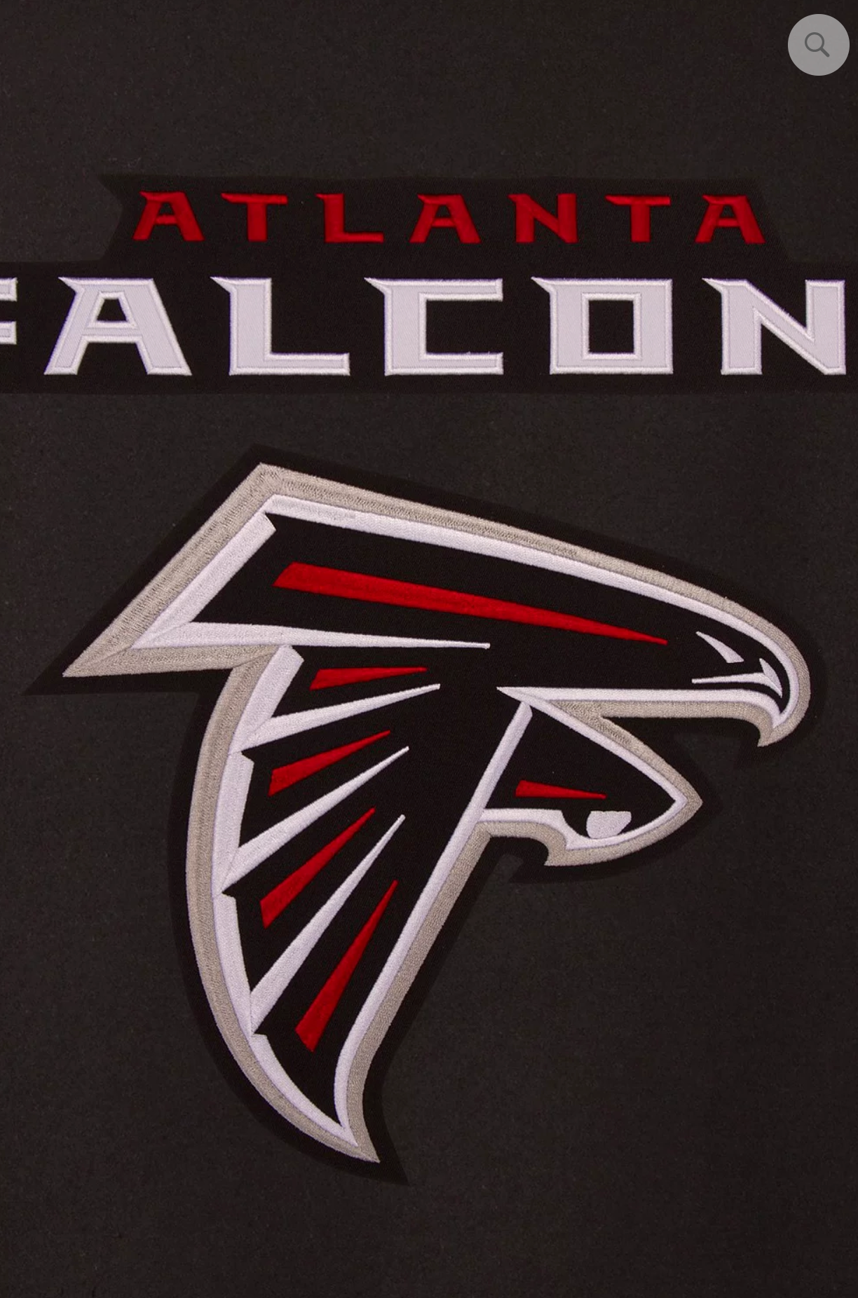 Atlanta Falcons Reversible Wool Varsity Jacket With Back Logo & Red Trimming