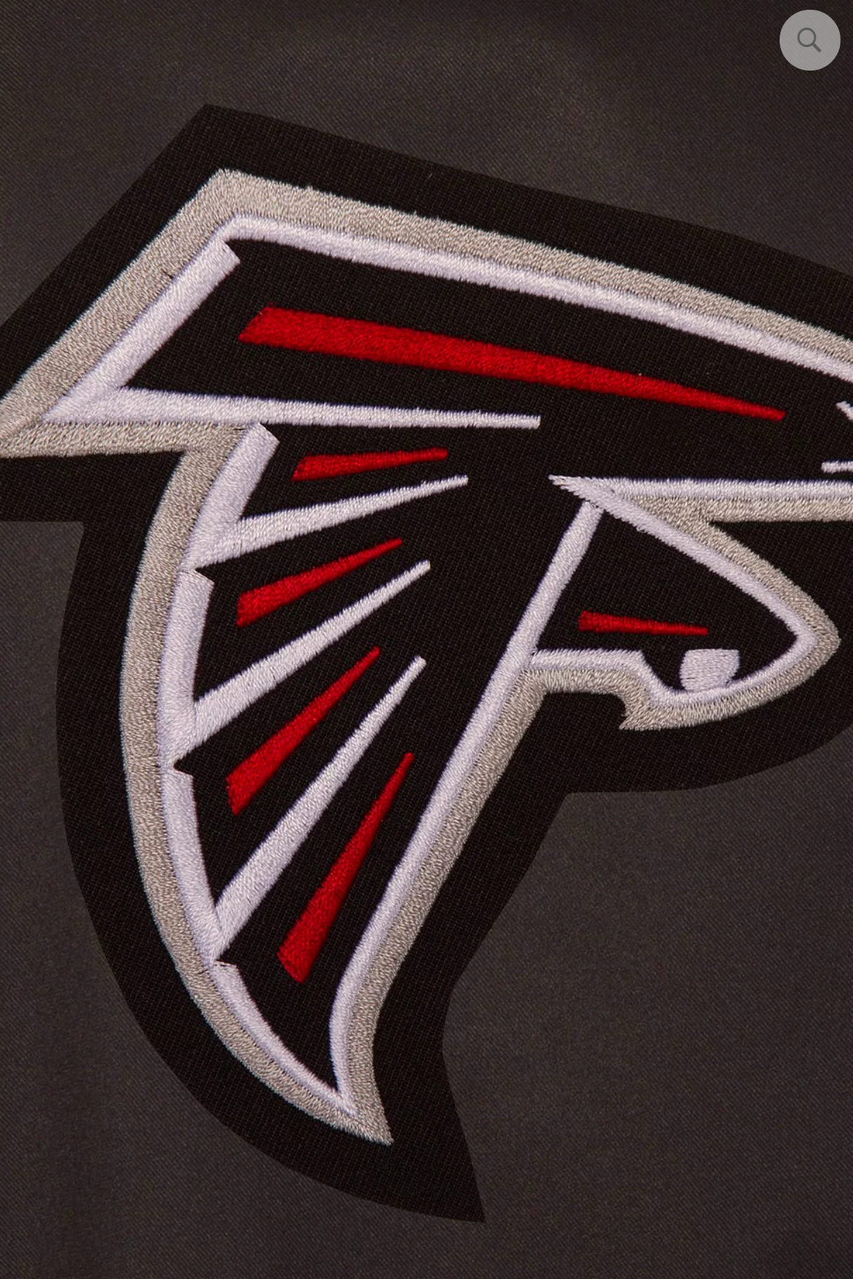 Atlanta Falcons Poly-Twill Varsity Jacket with Front & Back Logo