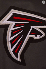 Atlanta Falcons Poly-Twill Varsity Jacket with Front & Back Logo