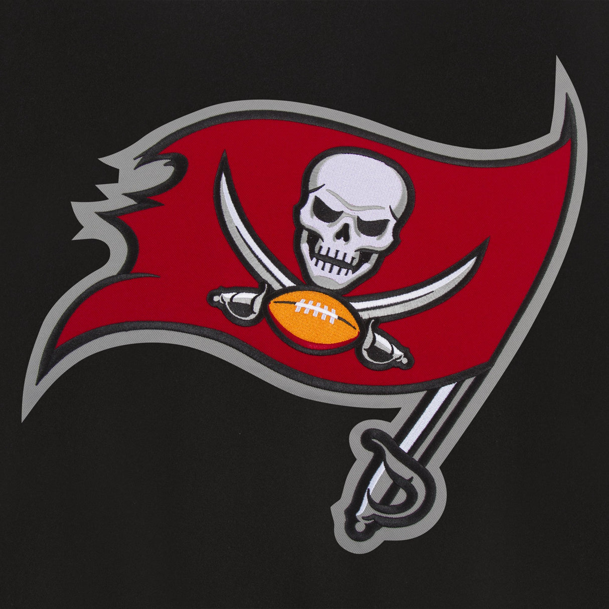 TAMPA BAY BUCCANEERS REVERSIBLE WOOL JACKET - BLACK