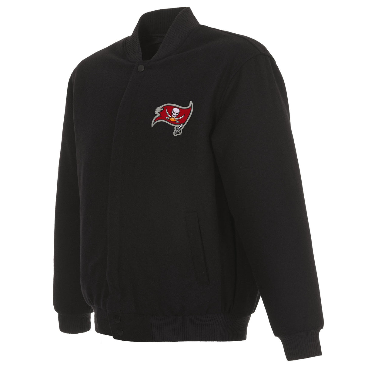 TAMPA BAY BUCCANEERS REVERSIBLE WOOL JACKET - BLACK