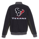 Houston Texans Reversible Wool Jacket