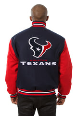 Houston Texans Embroidered Wool Jacket