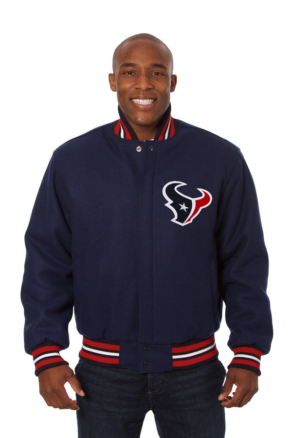 Houston Texans Embroidered Wool Jacket