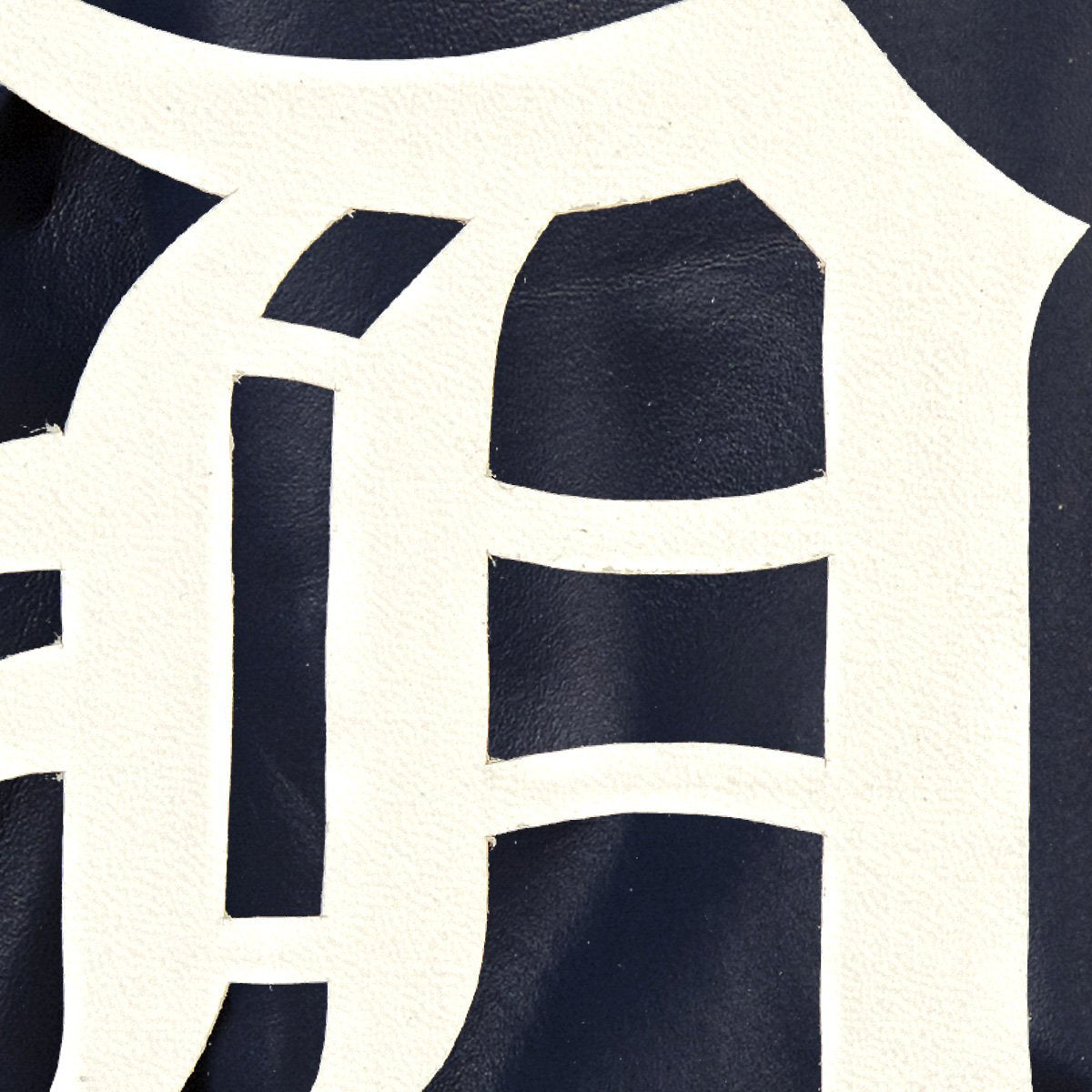 DETROIT TIGERS FULL LEATHER JACKET - NAVY